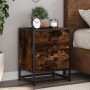 vidaXL Nachttische 2 Stk, Räuchereiche 40x31x50 cm Holzwerkstoff 848679_2