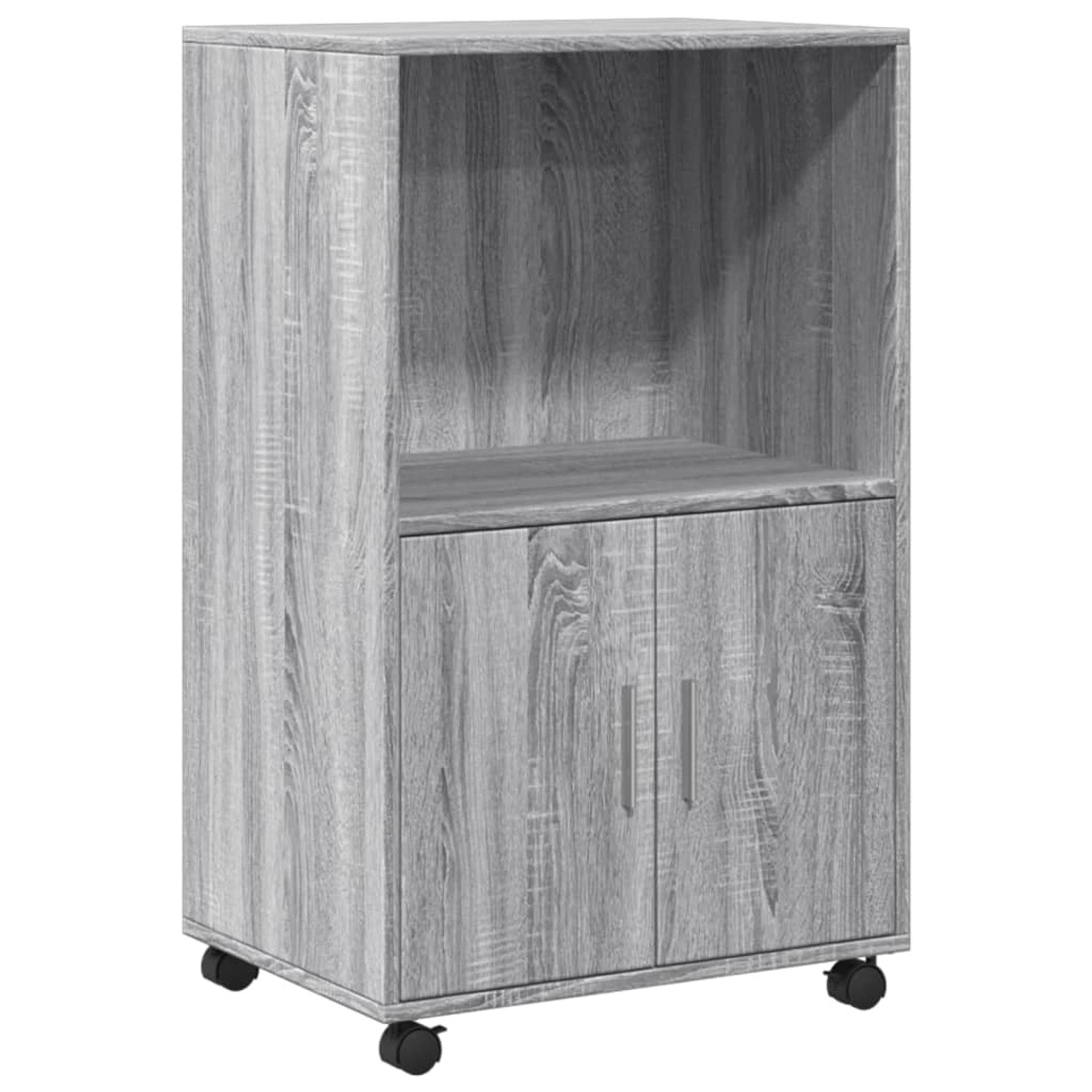 vidaXL Rollschrank Grau Sonoma 55x40x91 cm Holzwerkstoff 853187 günstig online kaufen