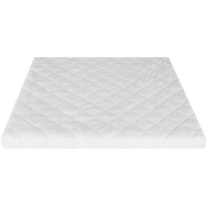 Weißer Bestlivings Trockner- & Waschmaschinenbezug, 60x60 cm, mit Rautensteppung.