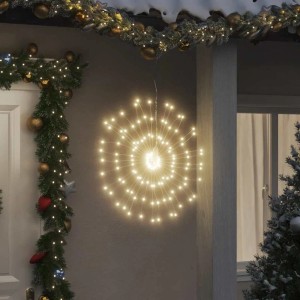 vidaXL Weihnachtsbeleuchtungen Feuerwerk 4 Stk 140 LEDs Warmweiß 17cm 356220