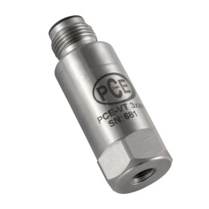 PCE Instruments VT 3700 Beschleunigungsaufnehmer aus Edelstahl für präzise Messungen.