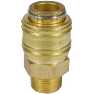 Einhell Schnellkupplung R 3/8 Außengewinde aus Metall für Kompressoren.