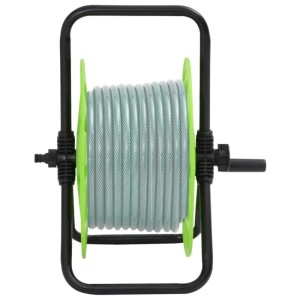 vidaXL Schlauchtrommel Freistehend für 45 m Schlauch Stahl 4006168