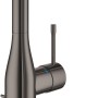 Grohe Essence Waschtischarmatur L-Size in Hard Graphite für Waschtische.