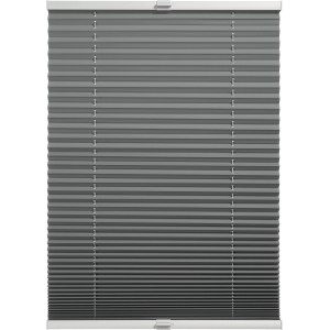 Graues Schöner Wohnen Thermo-Plissee Ella, 50x130 cm, für Fenster, verdunkelnd und energiesparend.