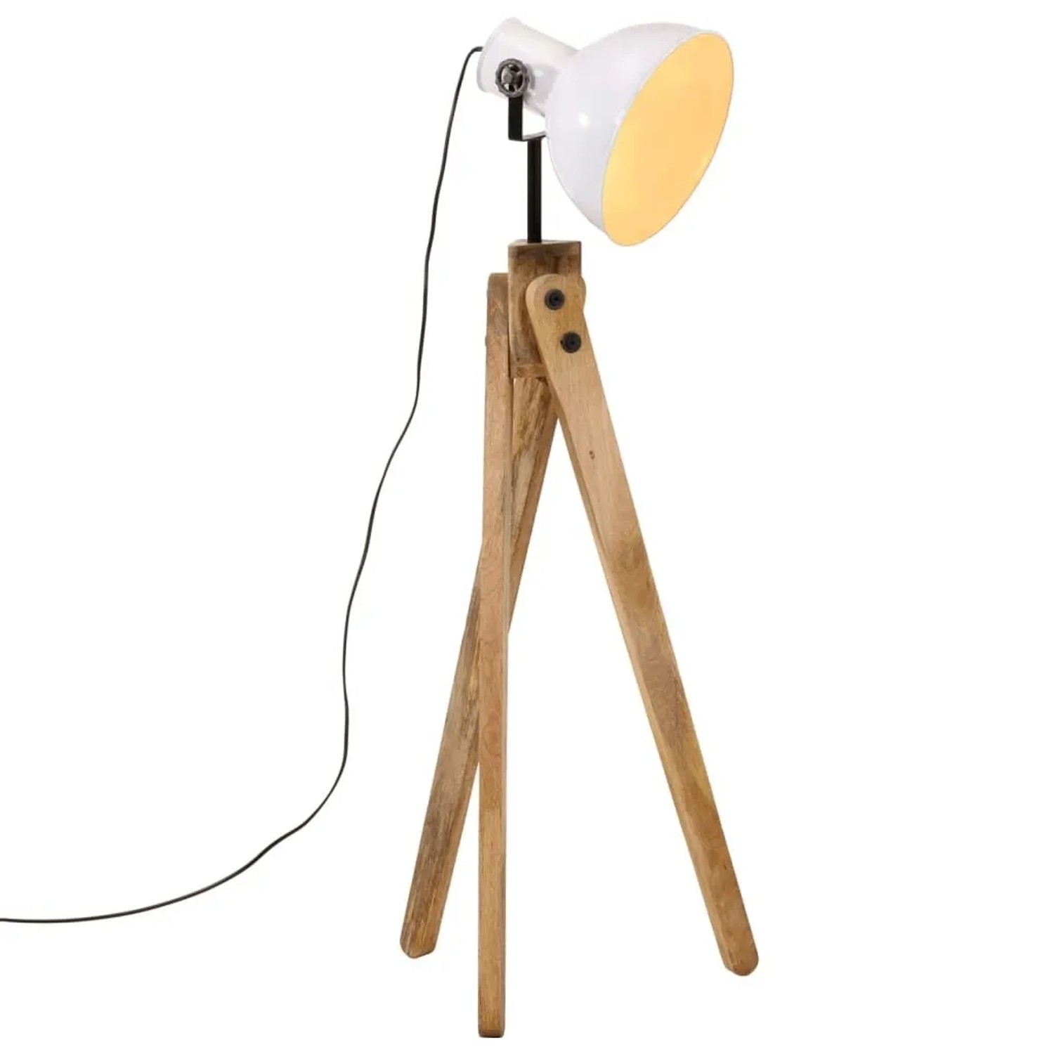vidaXL Stehleuchte 25 W Weiß 45x45x120 cm E27 371917