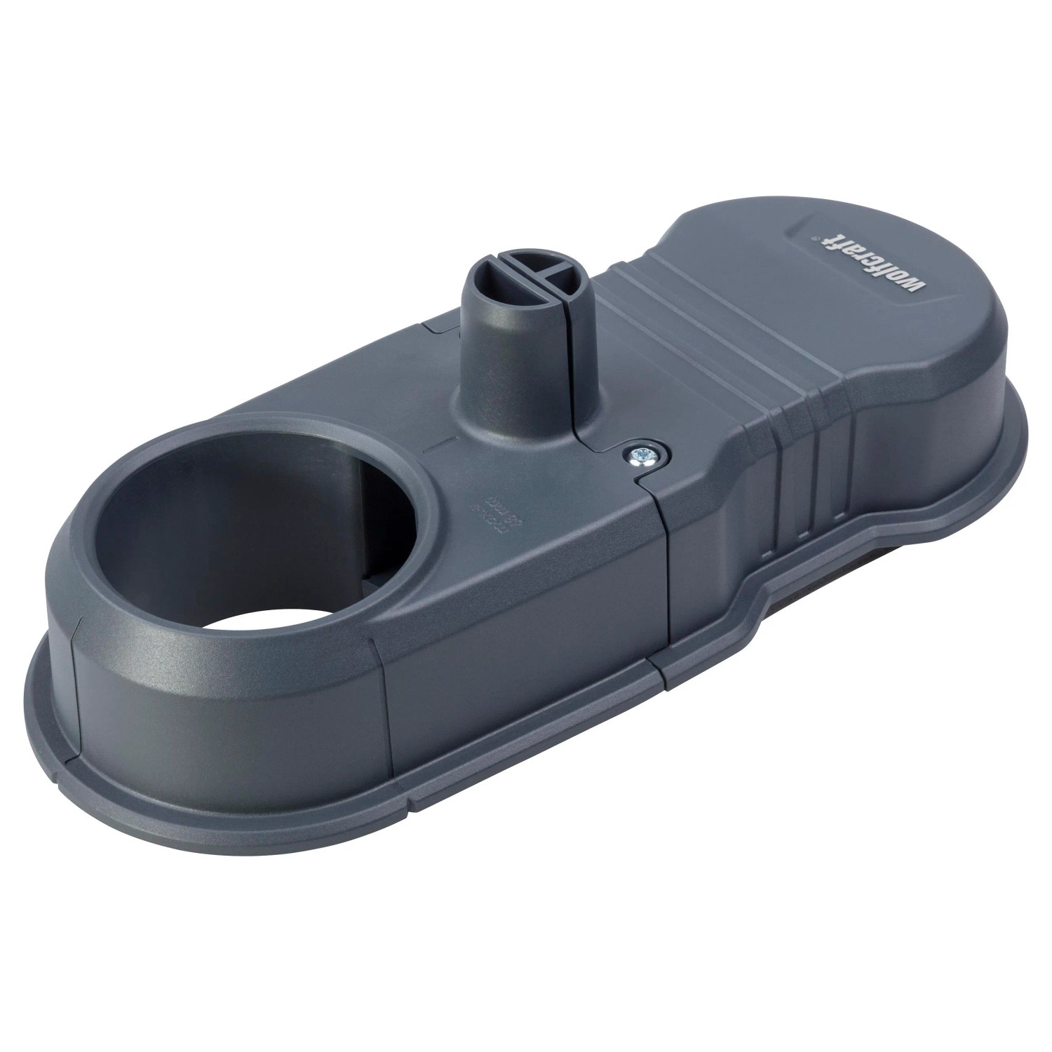 Wolfcraft Absaugsystem HSD 68/100 für staubfreies Bohren mit Lochsägen und Bohrern.