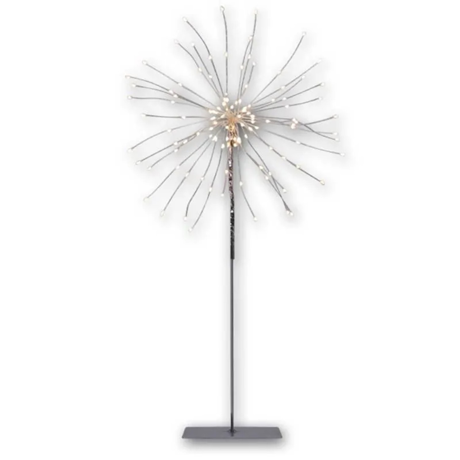 Star Trading 3D-LED-Standstern Firework 50cm Silber 120 LEDs