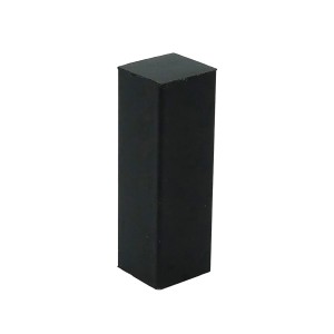 Schwarzer Döllken Eckklotz für Hartschaumleiste USL 60 mm x 19 mm.