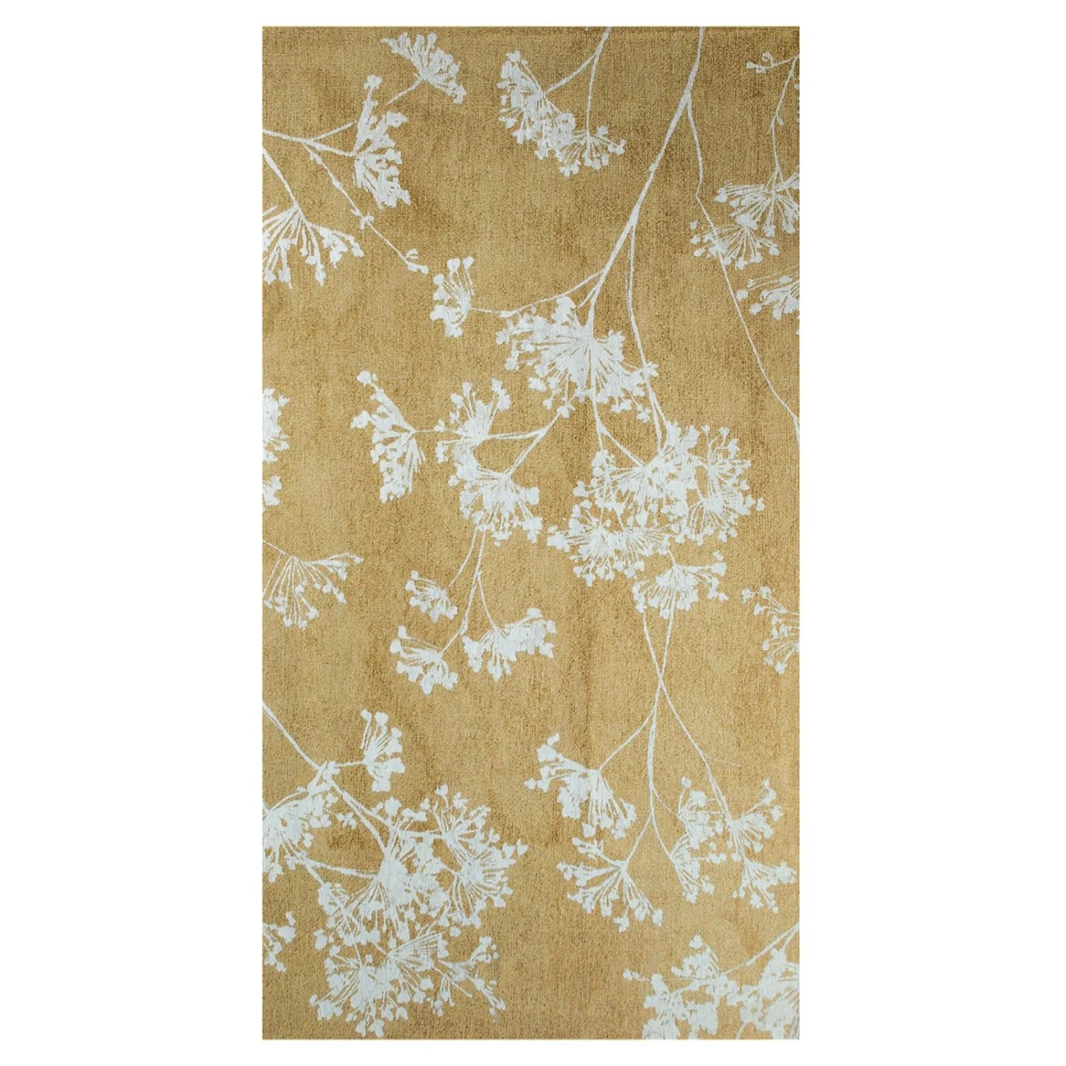 Lola&Moi Teppich Herbarium Gold 80x150cm