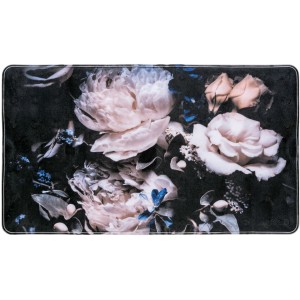 Wenko Wanneneinlage Peony, 70x40 cm, mit Pfingstrosen-Motiv für mehr Sicherheit im Bad.