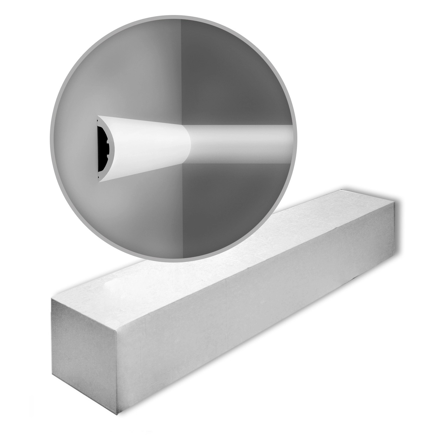 ORAC DECOR P3070 LUXXUS Zierleisten 1 Karton Set 12 Stuckleisten 24 m Weiß günstig online kaufen