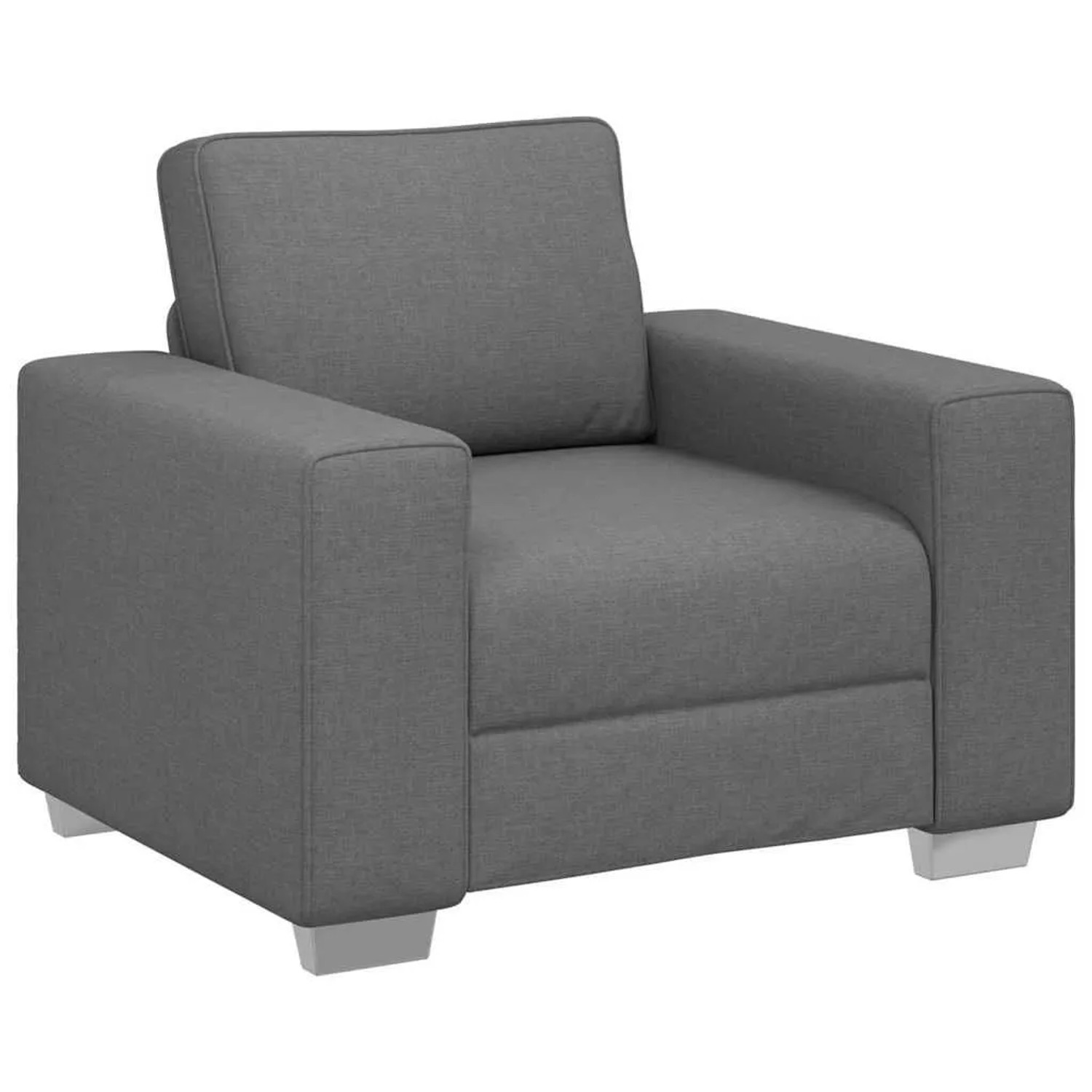 vidaXL Sofa Dunkelgrau 100 x 80 x 82 cm Stoff 4105208