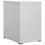 Hellgrauer vidaXL Aktenschrank aus Stahl, 46x62x72,5 cm, für Büro.