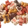 Primox Trainingssnack Mix 500g: Getrocknete Hunde-Snacks in Knochen-, Herz- und Bärenform.