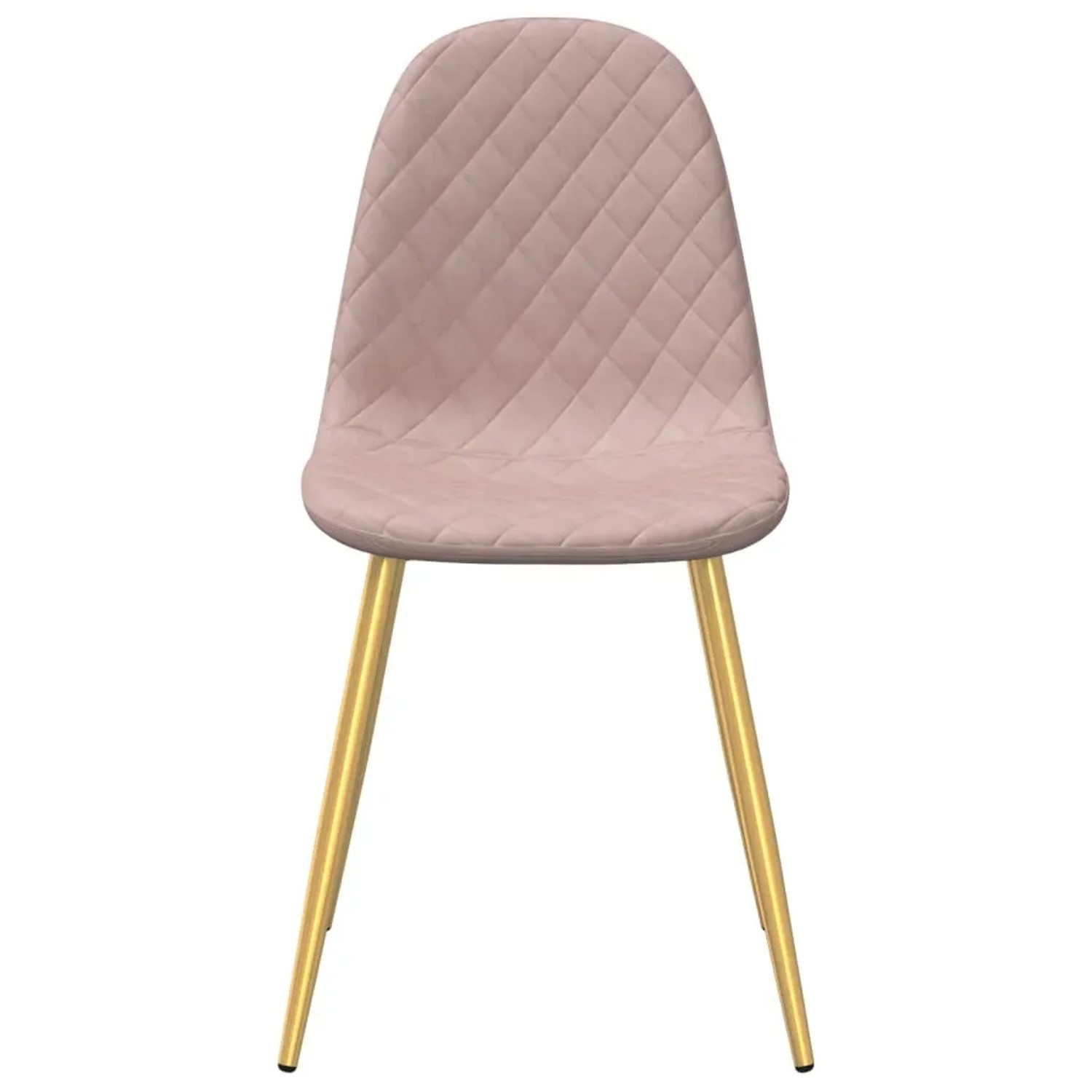 vidaXL Esszimmerstühle 4 Stk Rosa Samt 325683_4