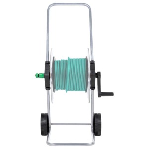 vidaXL Schlauchwagen für 50 m oder 35 m Schlauch Stahl 4005279