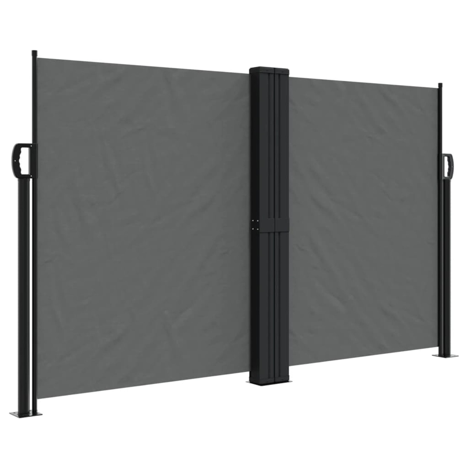 furnicato Seitenmarkise Ausziehbar Anthrazit 140x1200 cm günstig online kaufen