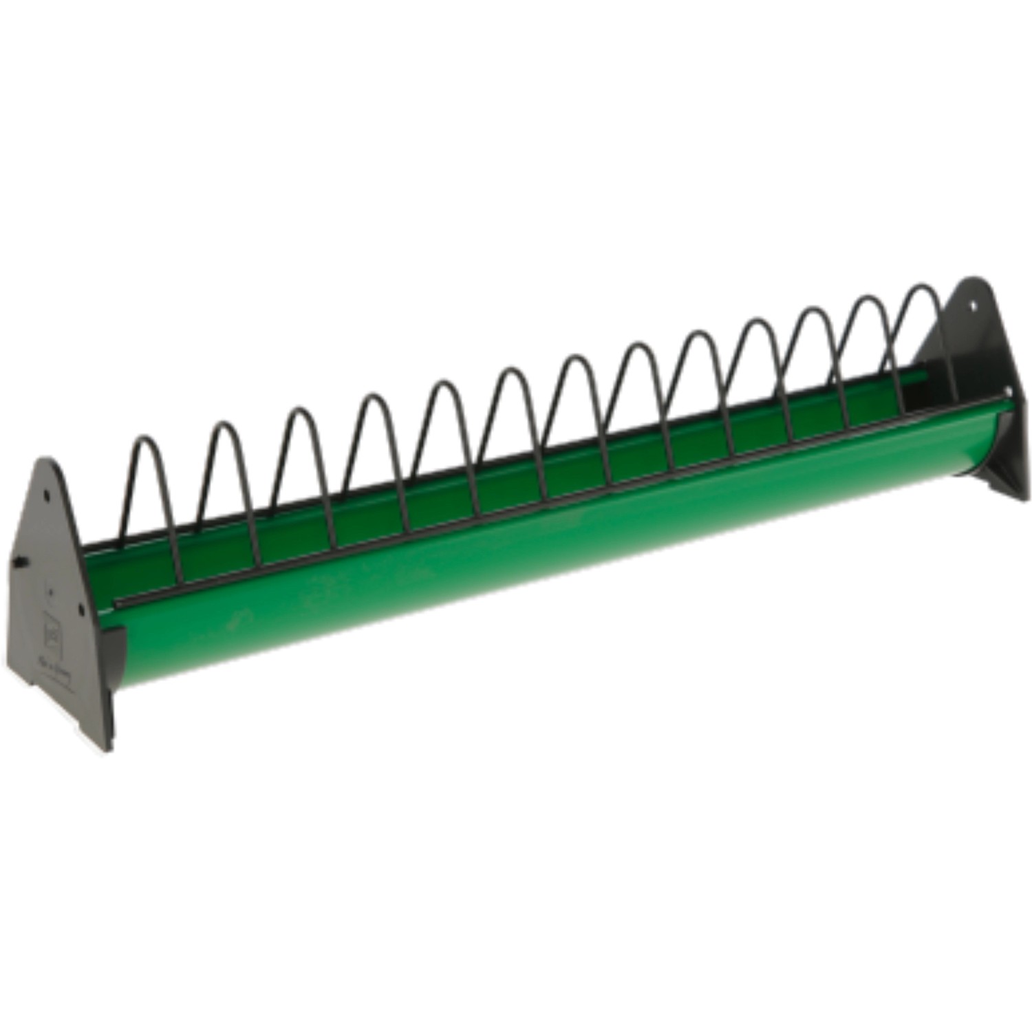Grüner Kerbl Futtertrog aus Kunststoff, 50 cm, für Küken, Zubehör für Geflügel.