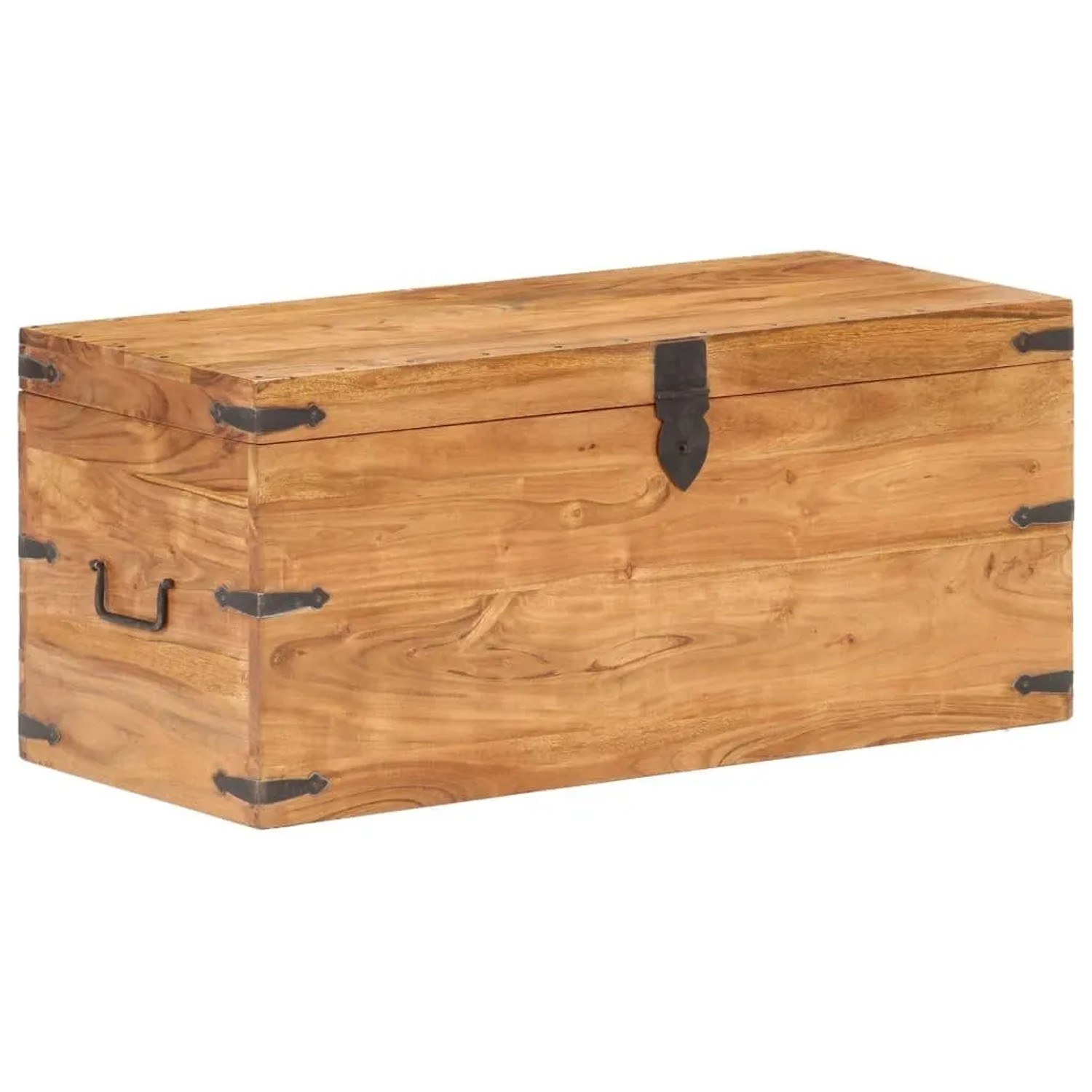 vidaXL Truhe 90x40x40 cm Massivholz Akazie 289641
