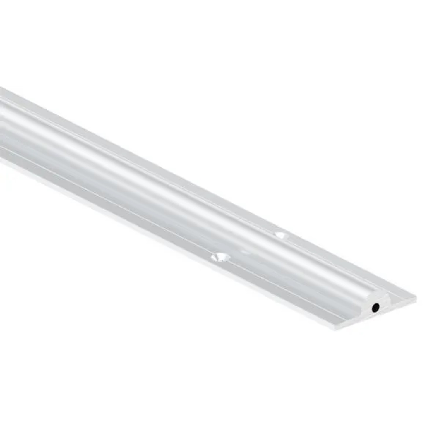 FeNau Laufschiene Aluminium L 3000 mm Ø 19 mm Oben Eloxiert E6/EV1