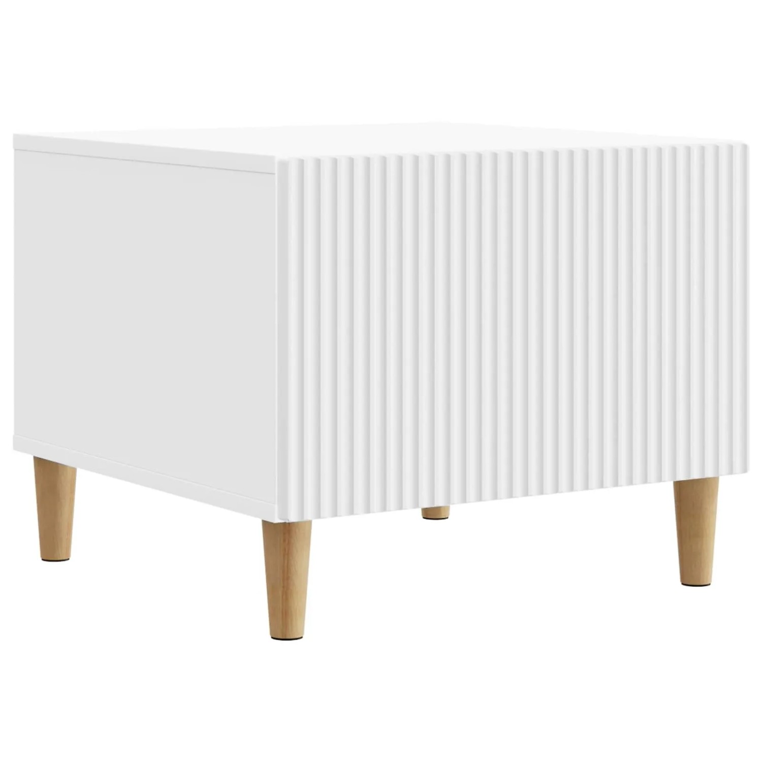 vidaXL Couchtisch mit Schubladen Weiß 49 x 50 x 40 cm Holzwerkstoff 894735