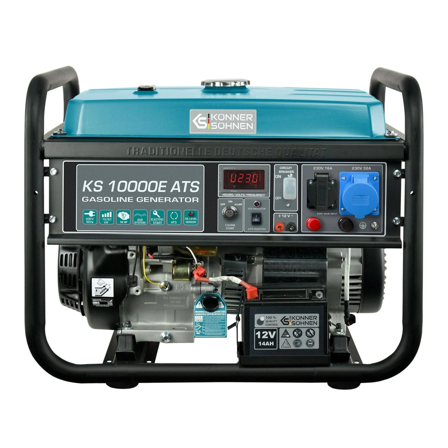 Könner & Söhnen Benzin-Generator KS 10000E ATS