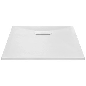 vidaXL Duschwanne SMC Weiß 90x70 cm 144768