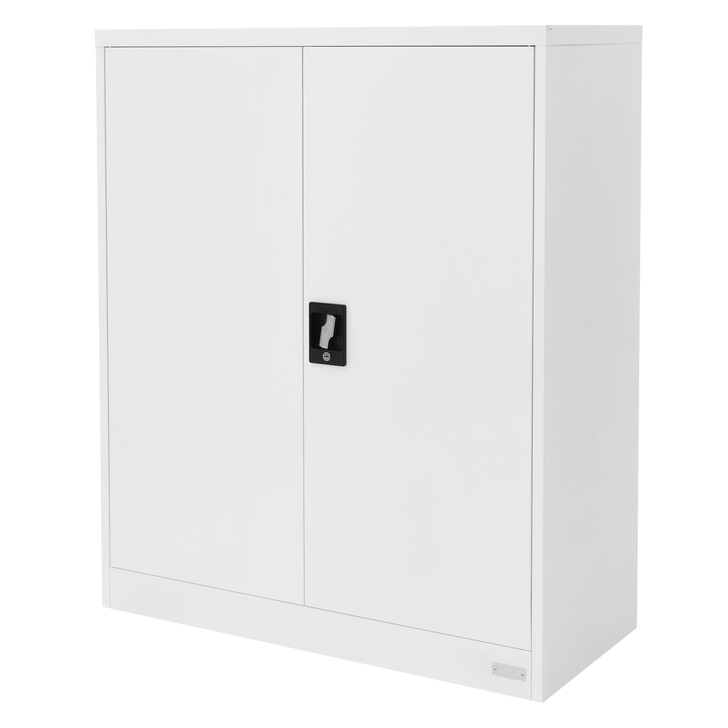 ML-Design Aktenschrank Abschließbar 90x40x109cm Weiß Stahl mit 2 Türen günstig online kaufen