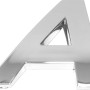 Eufab 3D Autoaufkleber A in Chrom-Optik für die Außenausstattung.