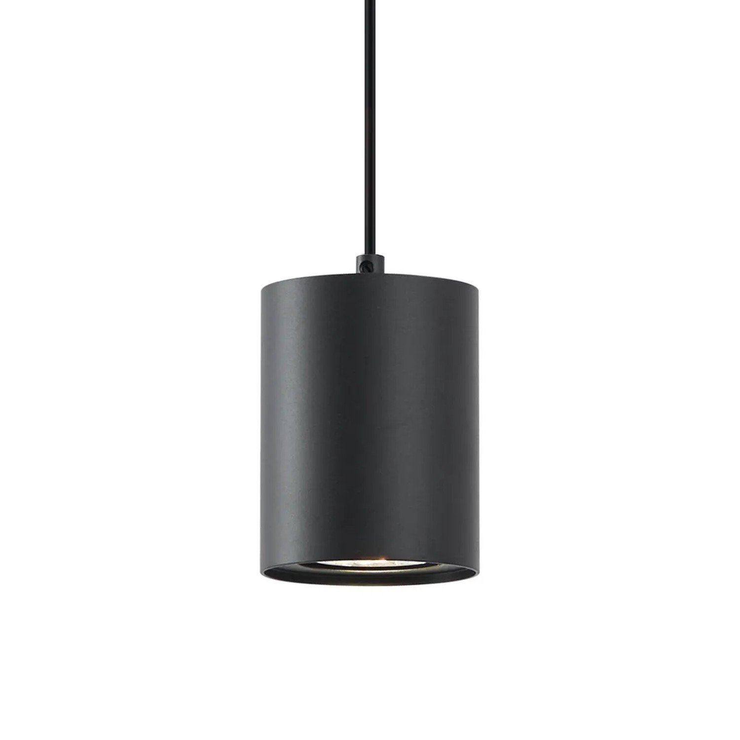 QAZQA Moderne Schwarze Pendelleuchte für 1-Phasen-Schienensystem GU10 70mm Iconic Holt