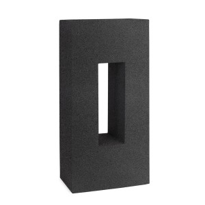 Pflanzwerk Hochbeet Pflanzkübel Vista Premium Frostbeständig 92 cm Anthrazit