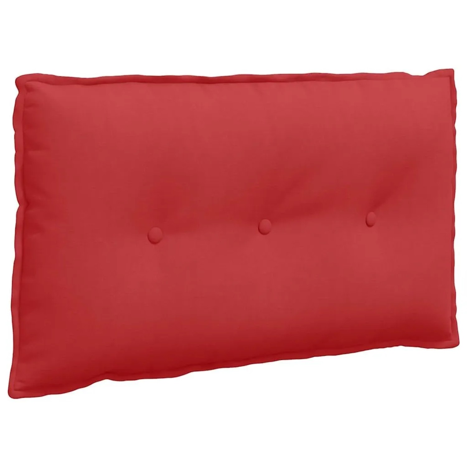 vidaXL Rückenkissen Rot 80 x 19 x 50 cm Stoff 42014713