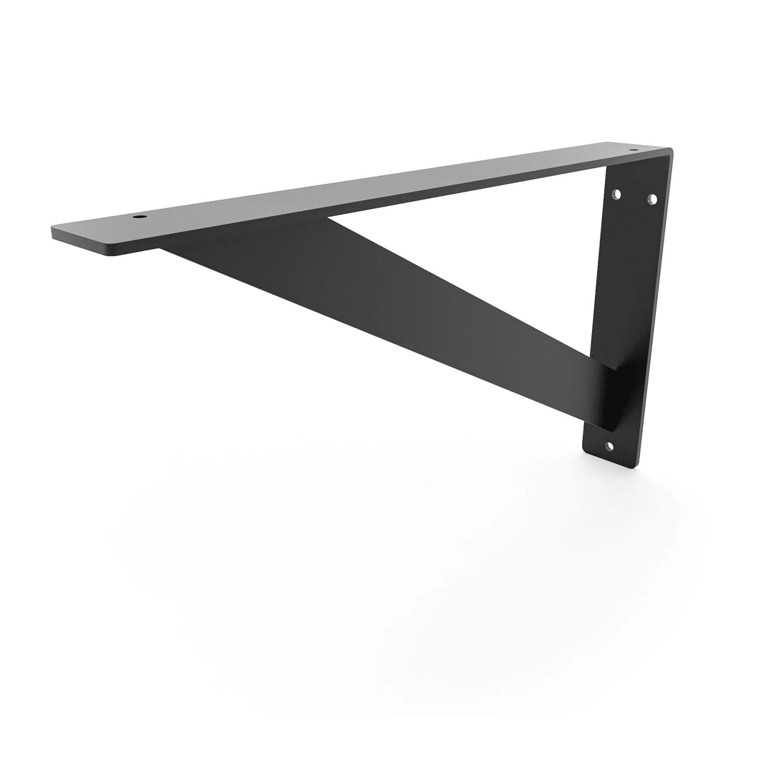 HEVVA Waschtischhalterung ELBE 35 cm Tief 1 Halter Schwarz