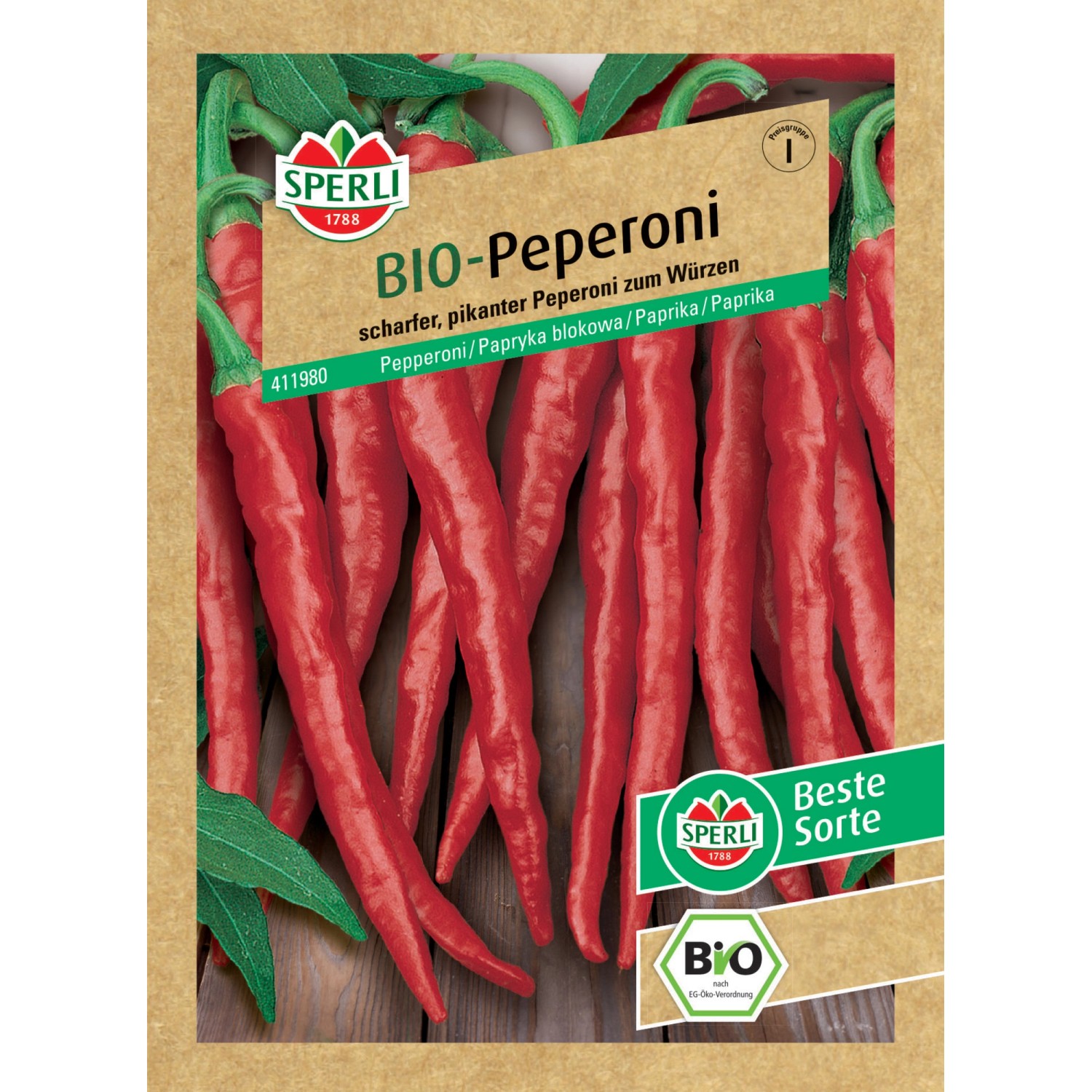 Sperli Bio Peperoni