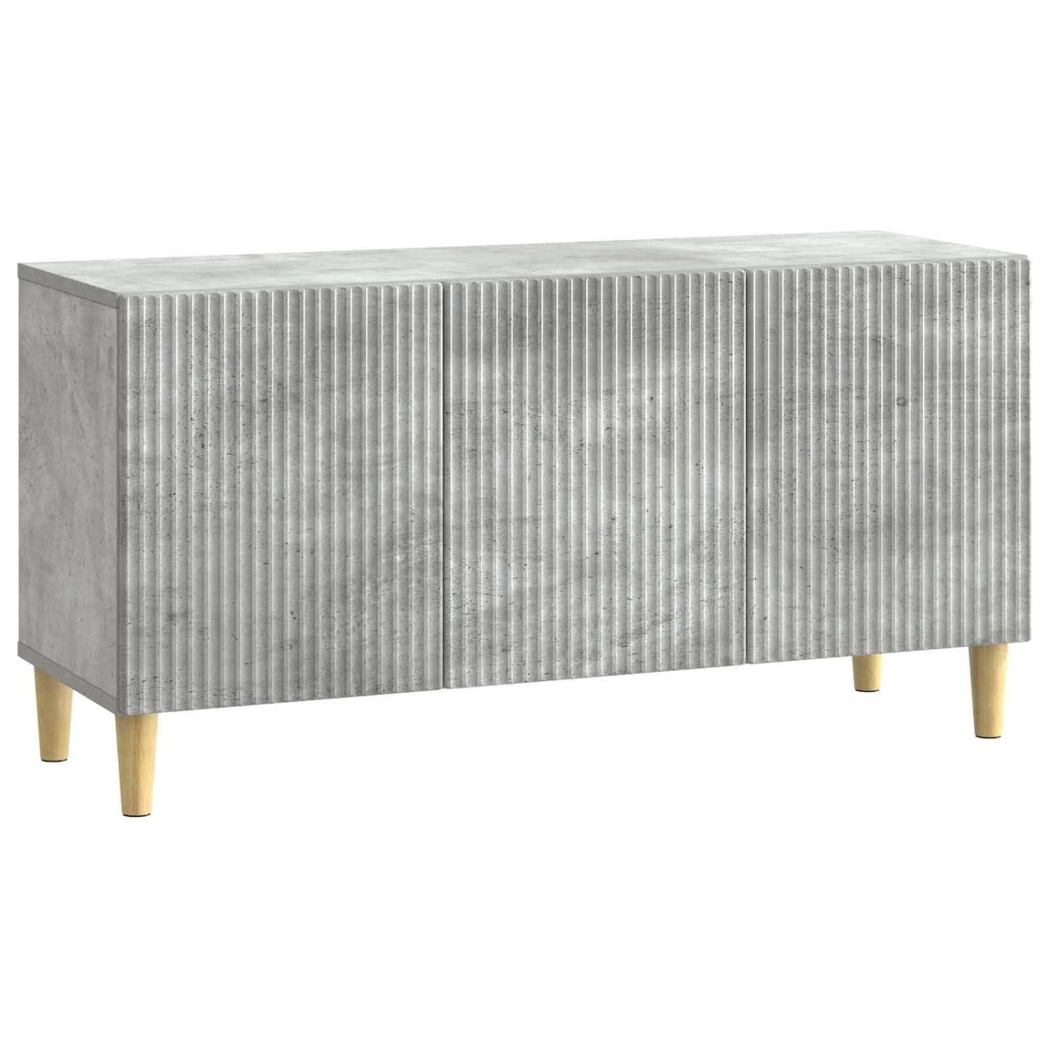 vidaXL TV-Schränk Betongrau 99 x 34,5 x 50 cm Holzwerkstoff 894718