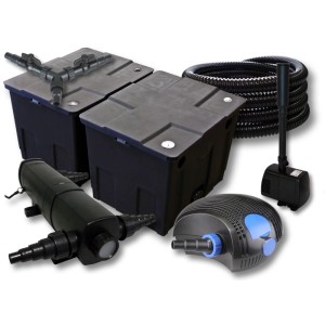 Sunsun Filter Set 60000L Teich 24W Klärer100W Eco Pumpe Schlauch Springbrunnen