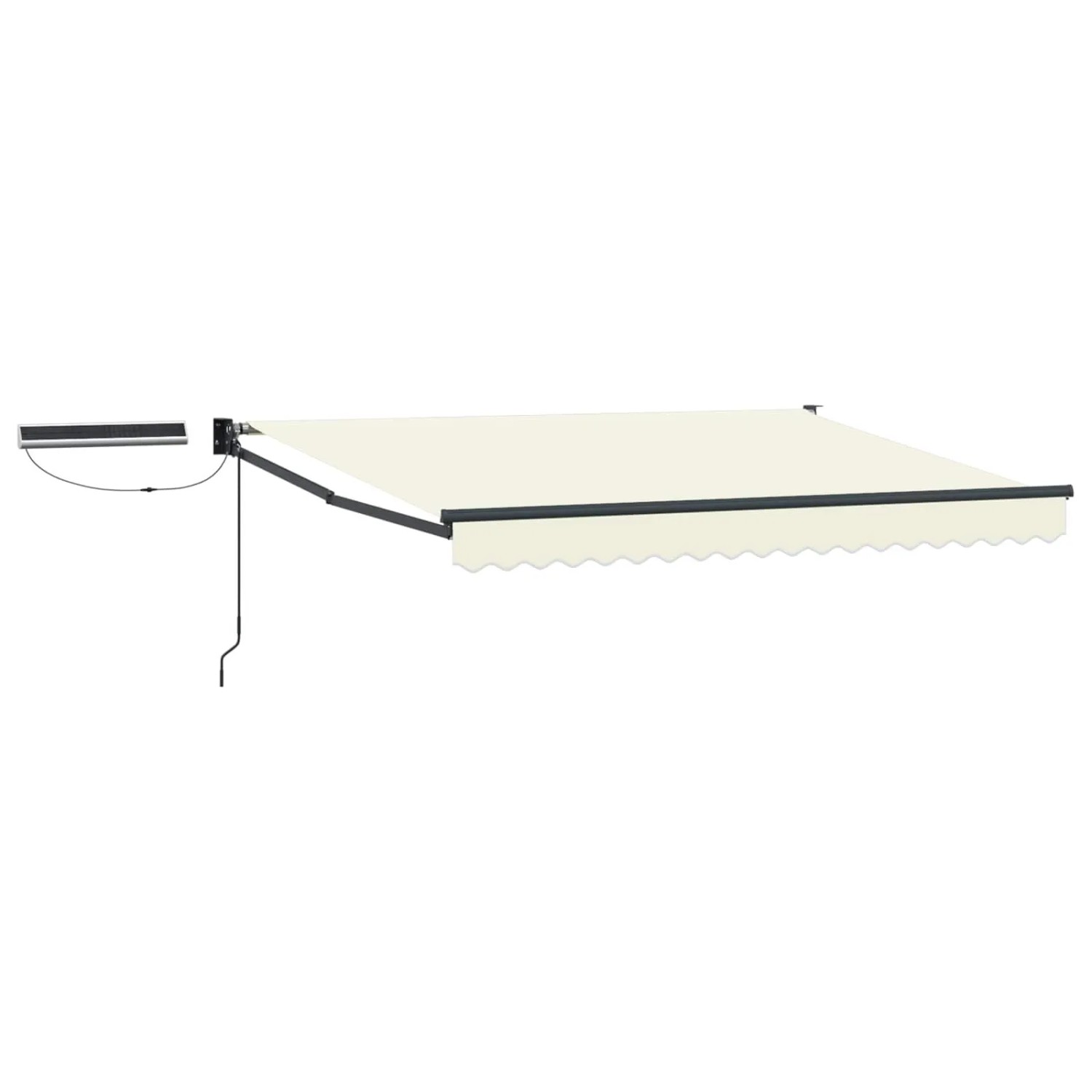 vidaXL Elektrische Ausziehbare Markise Creme 2,5 x 2 m 3420026