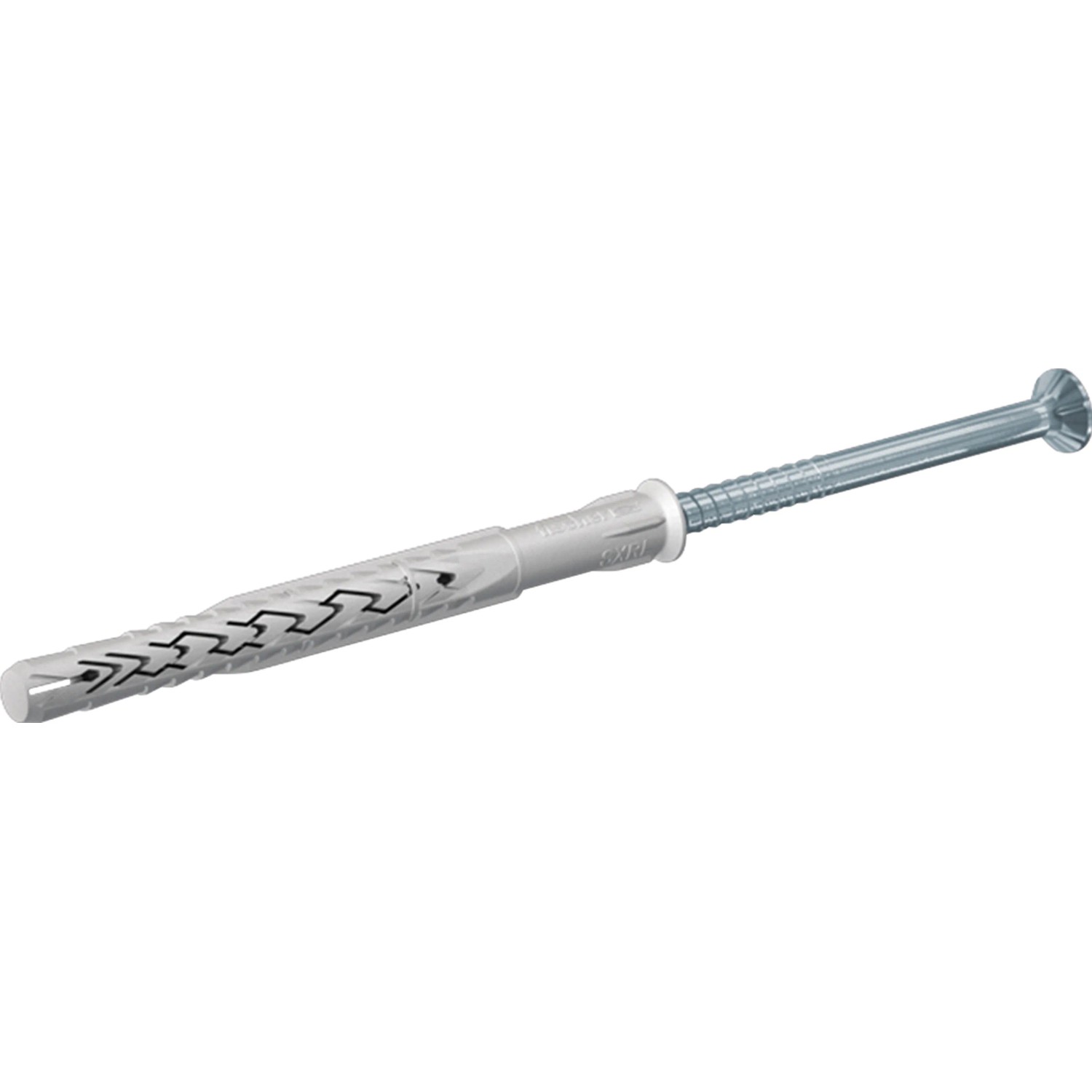Fischer Langschaftdübel SXRL 10 x 200 mit Torx Senkkopfschraube, Dübel für Beton und Mauerwerk.