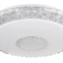 Weiße LED-Deckenleuchte Eddie, Ø 50 cm, mit Farbwechsler und Dimmfunktion.