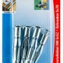 Fischer Hohlraumdübel HM 5x52 mit Schrauben, 4er-Set, für sichere Befestigung in Plattenbaustoffen.
