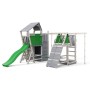 Spielturm Funky Combo DREAMLAND MONSTER mit Rutsche, Schaukel und Kletterwand für Kinder.