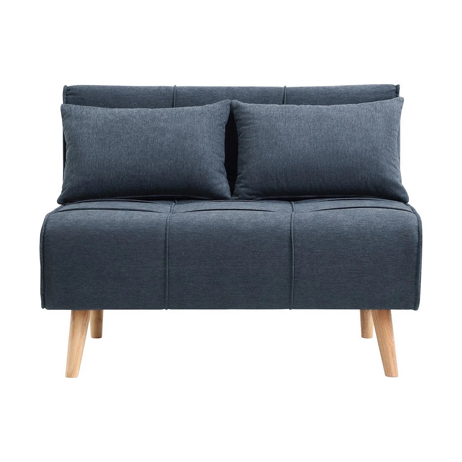 Vente-unique Schlafsessel Chila Blau 110 cm