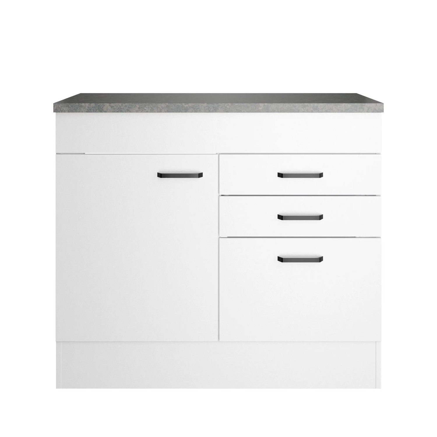 OPTIFIT Spülenunterschrank Bonn214 100 x 88 x 60 cm Weiß