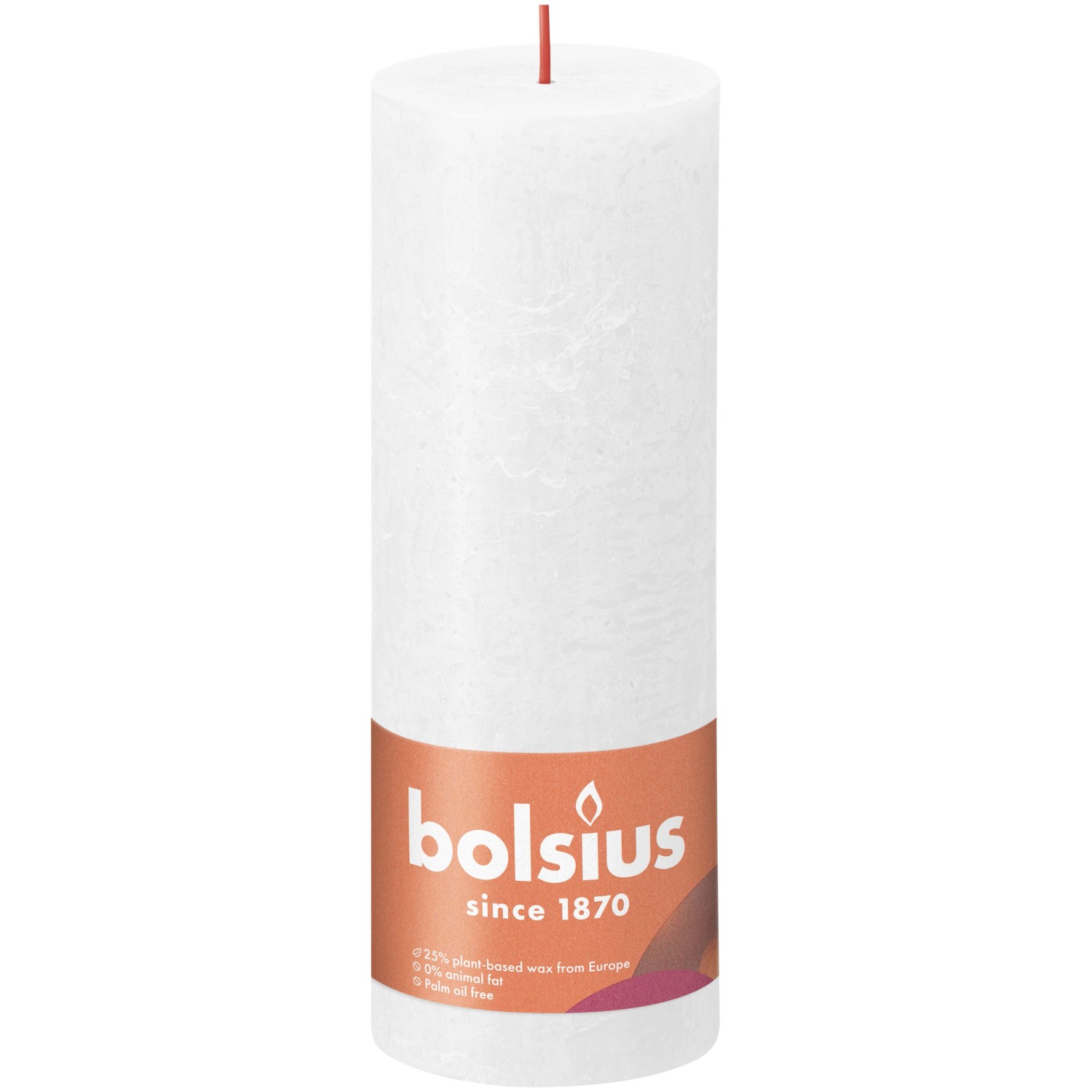 Bolsius Rustik-Kerze Shine 190/68 mm Wolkiges Weiß günstig online kaufen