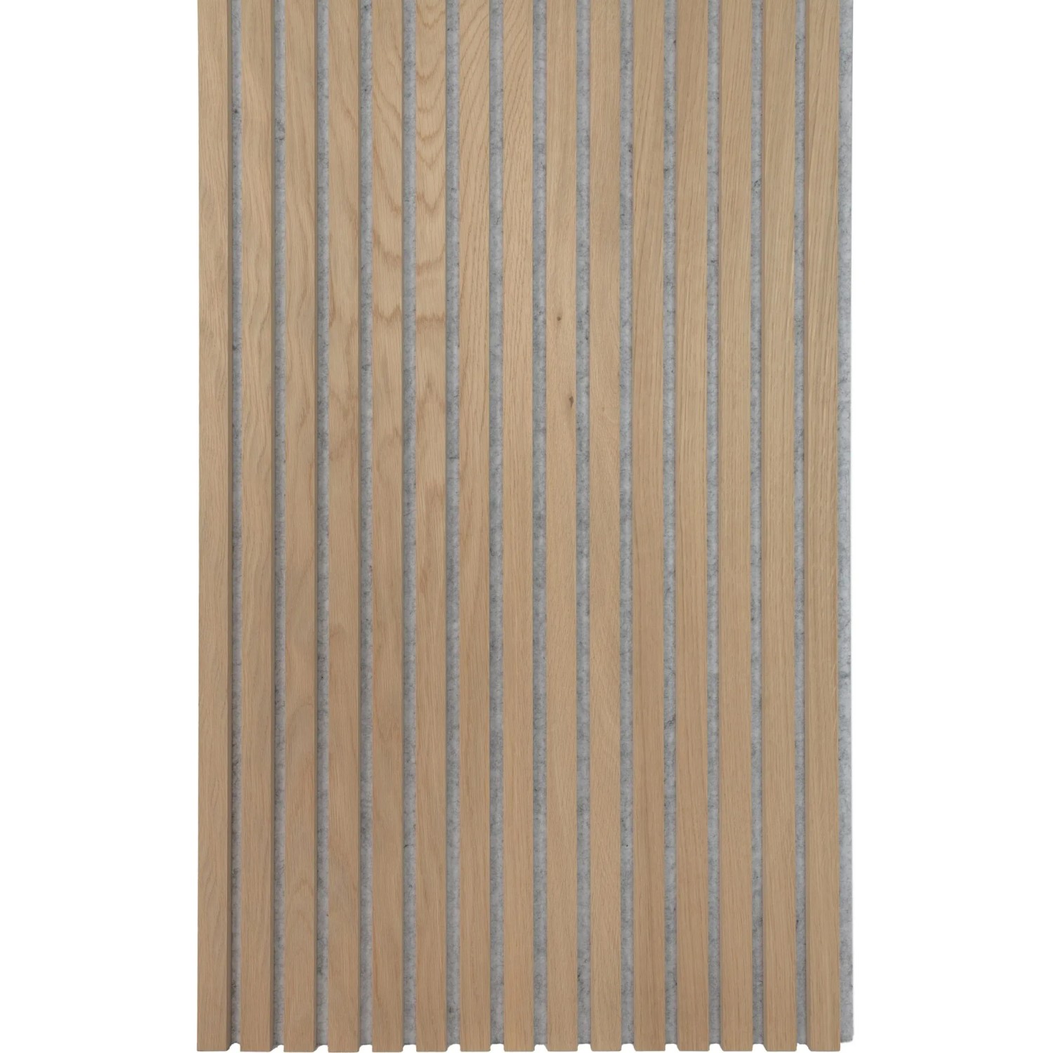 Akustikpaneel Eiche/Filz grau, 60x120cm, 2er Set, zur Wand- und Deckenverkleidung.