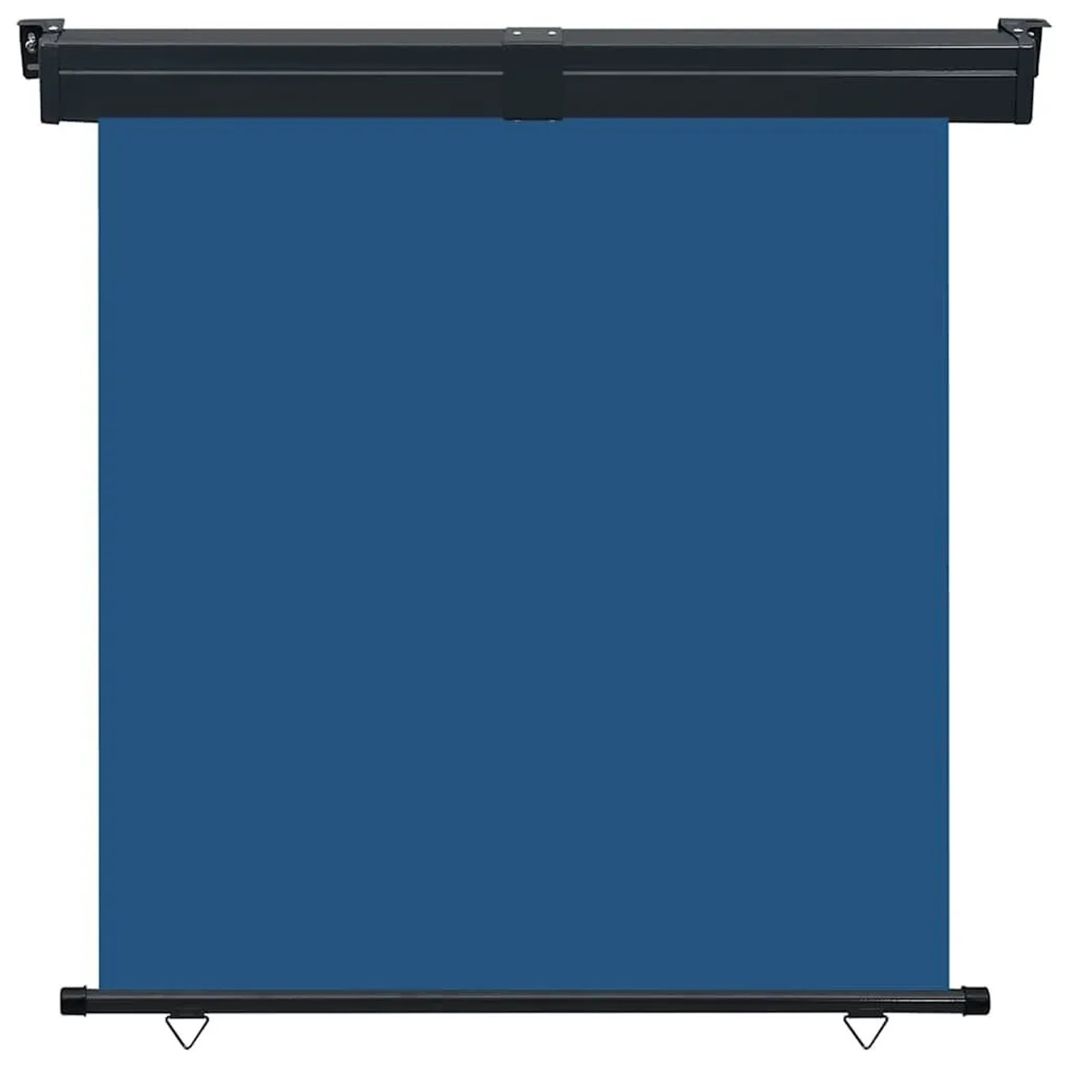 furnicato Balkon-Seitenmarkise 165x250 cm Blau