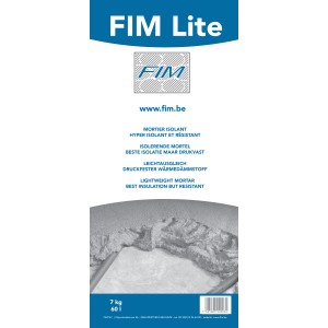 Sack FIM Lite Leichtausgleichsmörtel 60l, gebundene Schüttung für Wärme- und Trittschalldämmung.