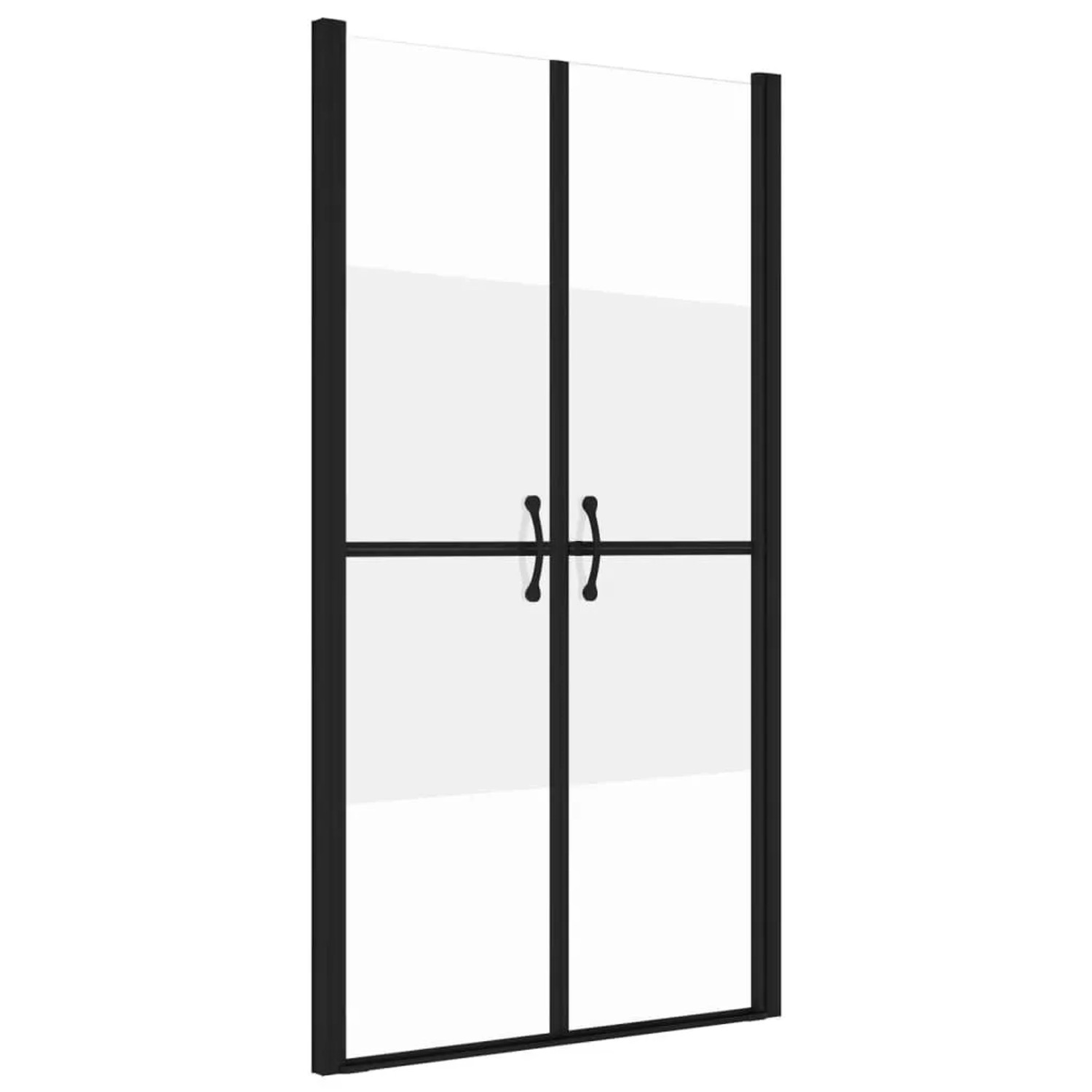 vidaXL Duschtür Halb Matt ESG 83-86x190 cm 150834