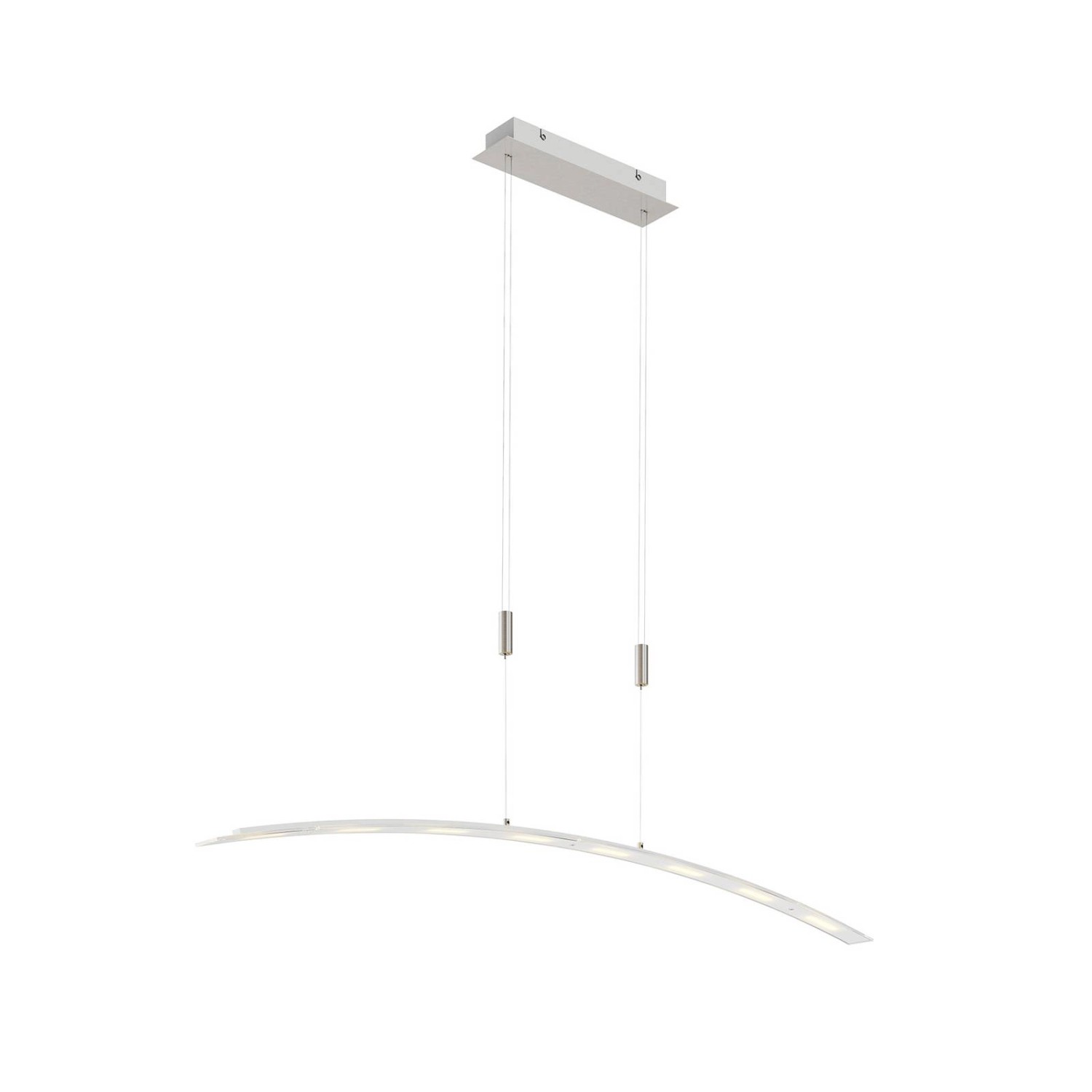 Lindby LED Manon 9621081 Modern in Alu aus Glas 1-flammig Wohnzimmerleuchte günstig online kaufen